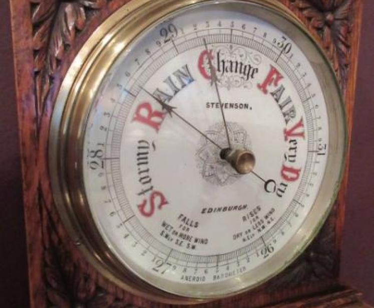 Top Quality Victorian Edinburgh Banjo Barometer - Image 2