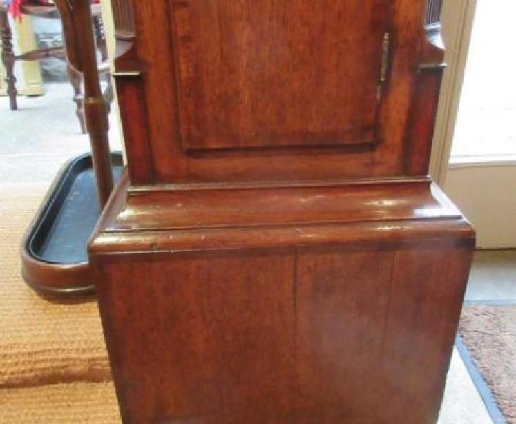 Small George III Period Sheraton Inlaid 8 Day Longcase Clock - Image 4