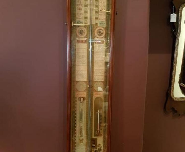 Superb Victorian Mahogany Cased Admiral Fitzroy Barometer - Image 1