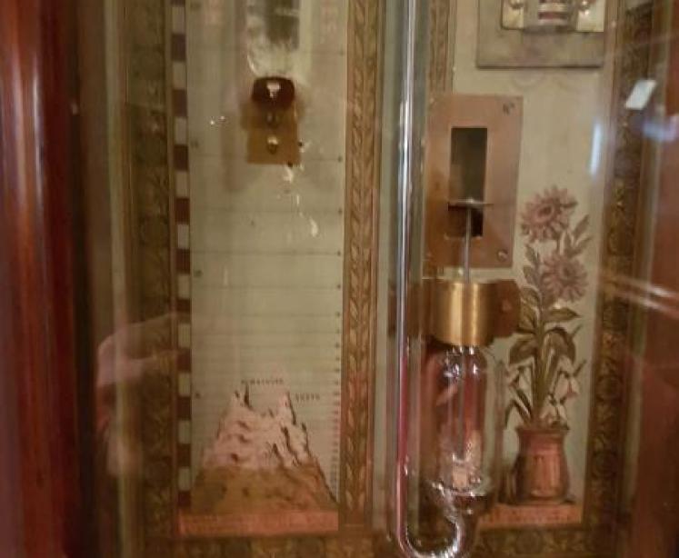 Superb Victorian Mahogany Cased Admiral Fitzroy Barometer - Image 2