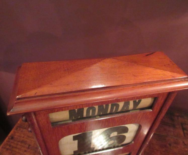 Superb Large Victorian Perpetual Desk Calendar - Image 3
