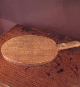 Mouseman Adzed Oak Cheeseboard