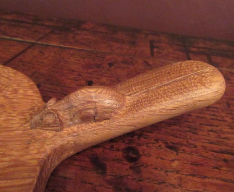 Mouseman Adzed Oak Cheeseboard - Image 5