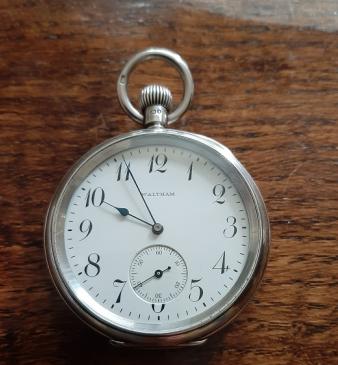 Edwardian Antique Waltham Silver Pocket watch