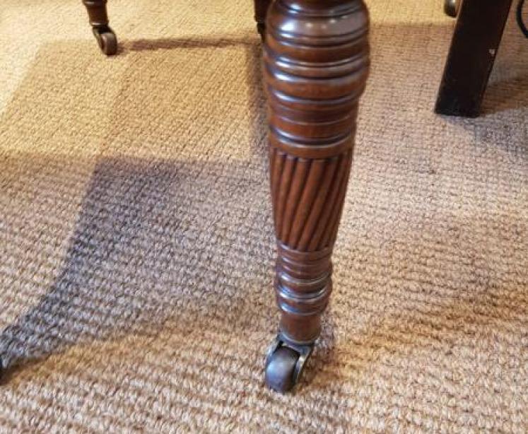 Victorian Mahogany Turned Leg Double Stool - Image 4