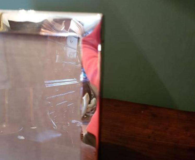 Large Edwardian Period Solid Silver Photo Frame - Image 5