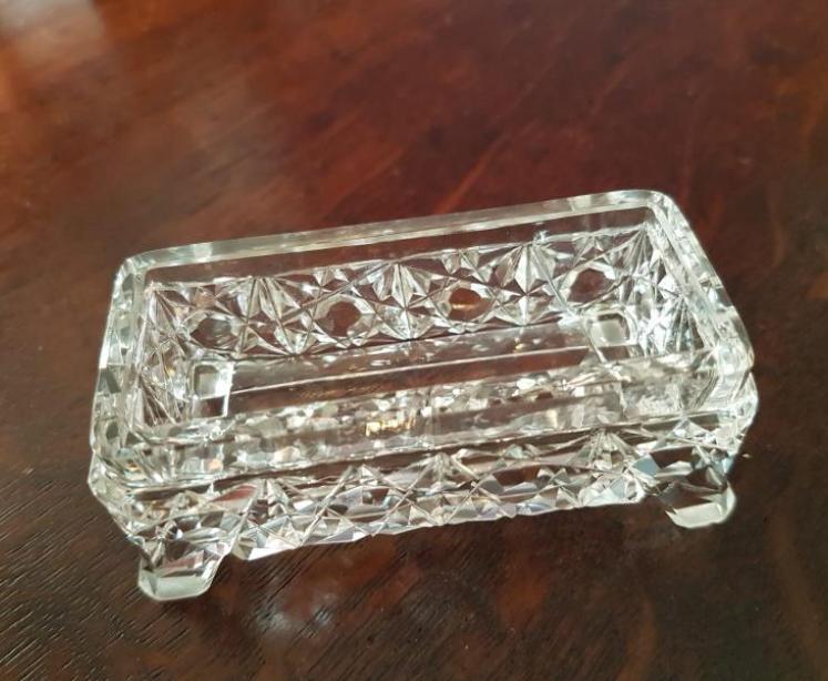 Art Nouveau Silver and Cut Crystal Table Box - Image 4