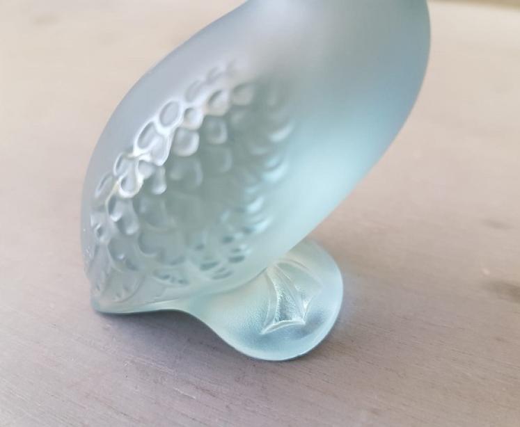 Lalique Blue Opalescent Duck - Image 2