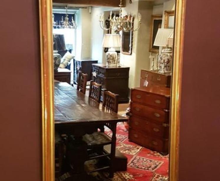 Superb Mid 19th Century Timber Gilt Large Mirror - Image 1