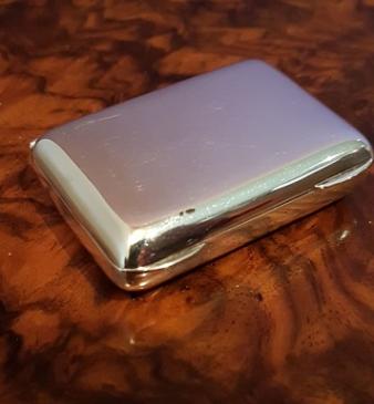 Edwardian Antique Silver Vesta Case