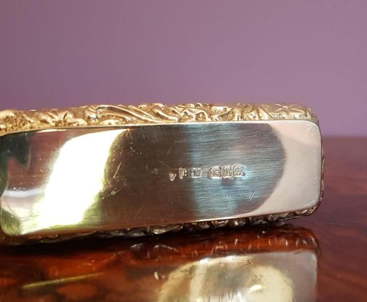 Victorian Embossed Silver Table Box - Image 3