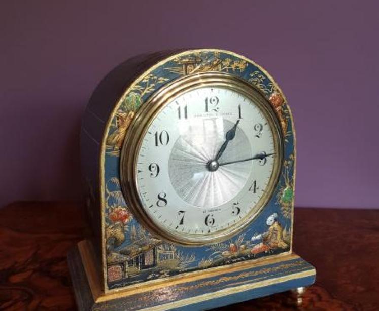 Hamilton and Inches Edinburgh Mantel Clock - Image 1