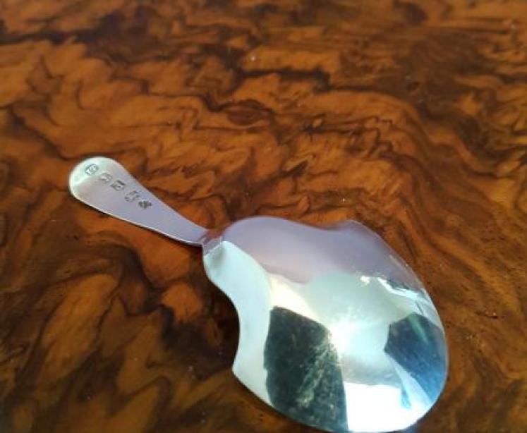 Georgian Silver Caddy Spoon - Image 4