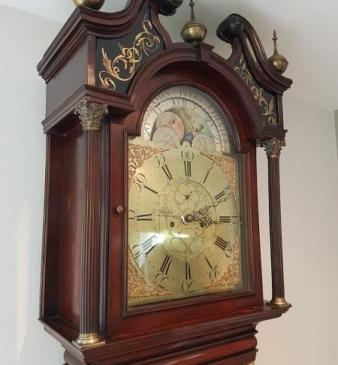 Outstanding George III Benjamin Peers Chester 8 Day Longcase Clock