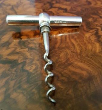 Chester Silver Portable Cork Screw