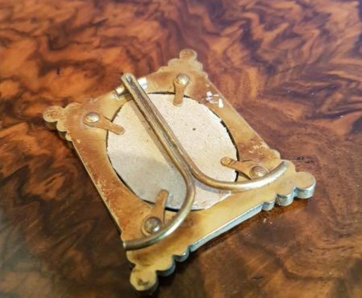 Superb 19 Century Miniature Micro Mosaic Photo Frame - Image 3