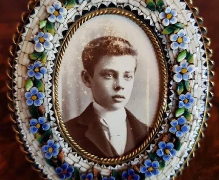 Superb 19th Century Micro Mosaic Miniature Photo Frame - Image 5