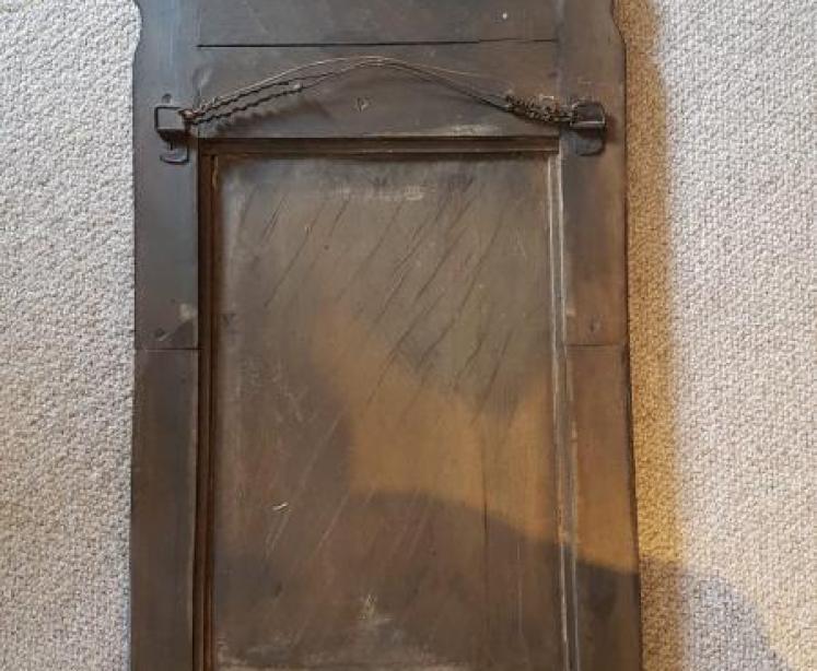 Late Victorian Chinoiserie Claret Lacquered Wall Mirror - Image 5