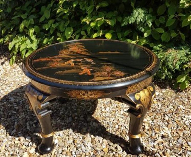 Edwardian Chinoiserie Coffee Table - Image 1