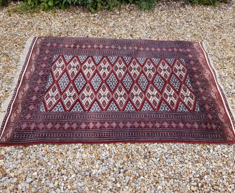 Fine Old Bokara Pure Wool Rug - Image 1