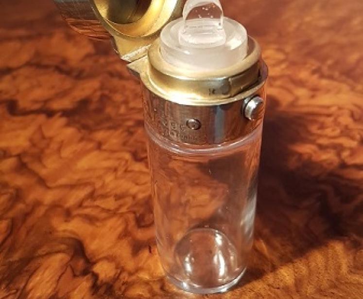 Victorian Antique Silver Enamel Flags Gents Cologne Bottle - Image 4