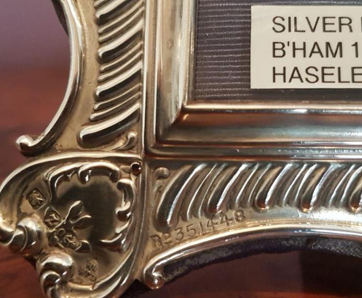 Unusual Victorian Antique Silver Photo Frame - Image 3