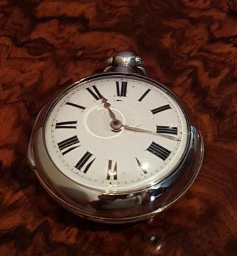 Regency Period Cased Silver Verge Pocket Watch