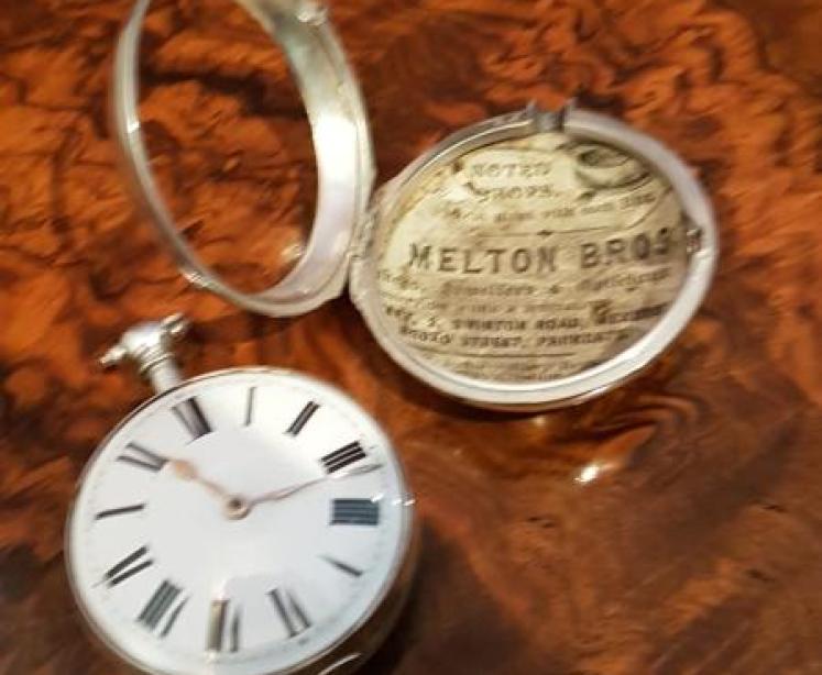 Regency Period Cased Silver Verge Pocket Watch - Image 5