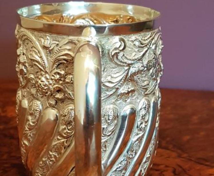 Victorian Dublin Made Silver Child's Cup - Image 3