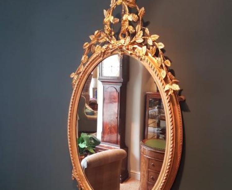 Fine Quality Antique Victorian Gilt Mirror By Charles Nosotti - Image 1