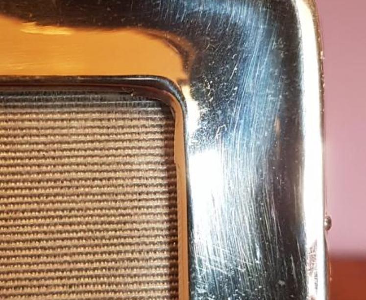 George  V Period Anique Silver Photo Frame - Image 2