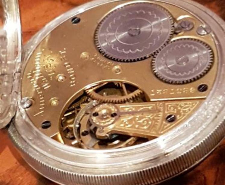 Late Victorian Antique Waltham Silver Pocket Watch - Image 3