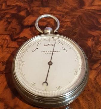 Victorian Pocket Barometer