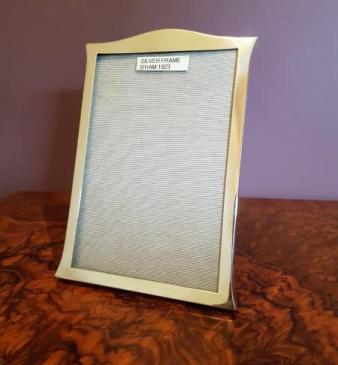 George V Period Antique Silver Photo Frame
