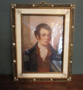 Early Victorian Miniature Portrait of a Gentleman