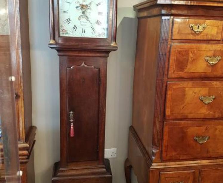George III Cottage Longcase Clock By Will Snow Of Padside - Image 1