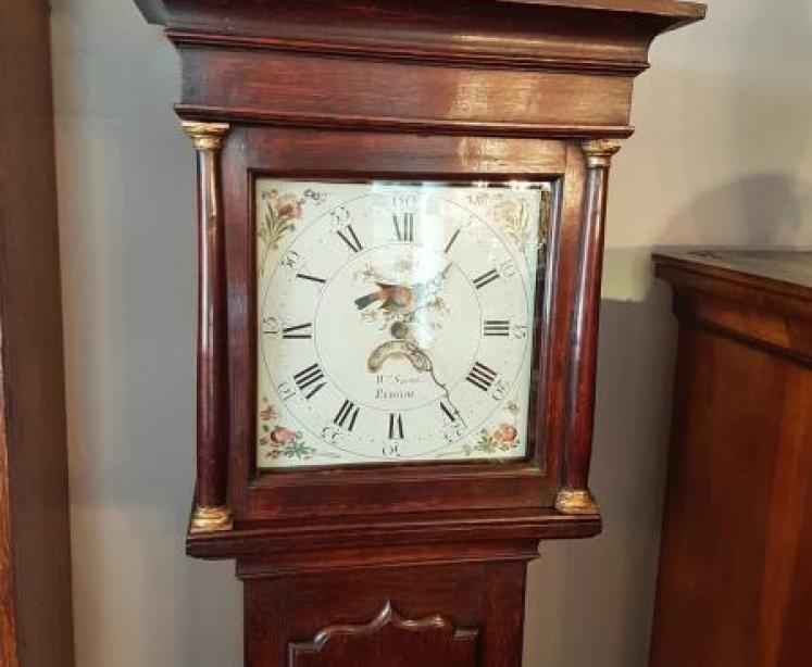 George III Cottage Longcase Clock By Will Snow Of Padside - Image 5