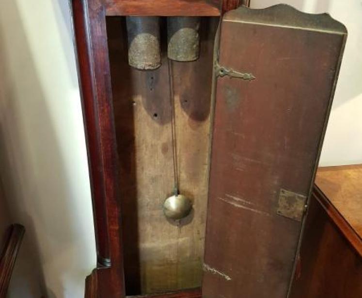 George III Oak 8 Day Kendal Longcase Clock - Image 2