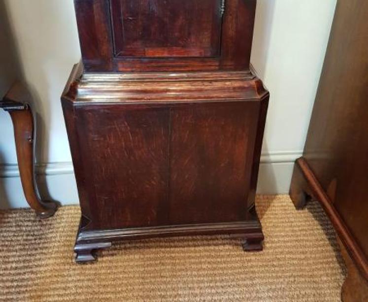George III Oak 8 Day Kendal Longcase Clock - Image 5