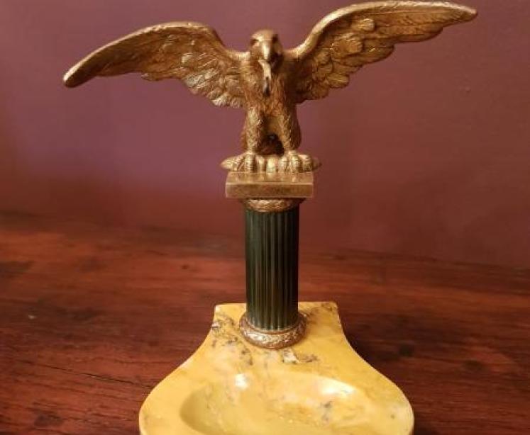 Quality Victorian Ormalu and Marble Watch Stand - Image 1
