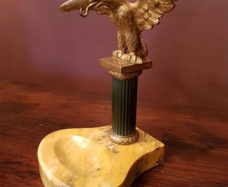 Quality Victorian Ormalu and Marble Watch Stand - Image 4