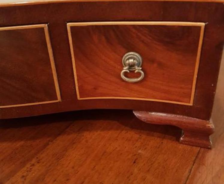 Antique Regency Mahogany Toilet Mirror - Image 2