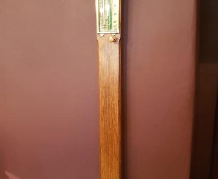 Rare Victorian Oak Miners Stick Barometer - Image 1