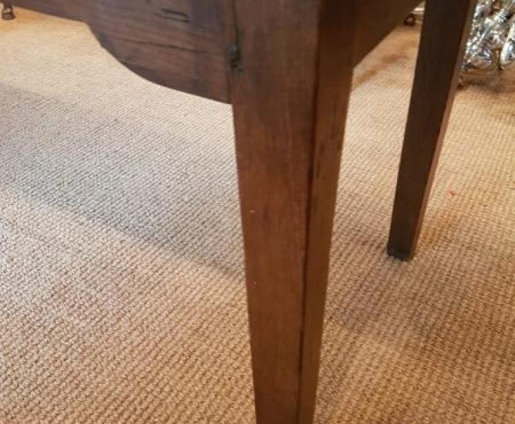 Antique George III English Oak Farmhouse Table - Image 4