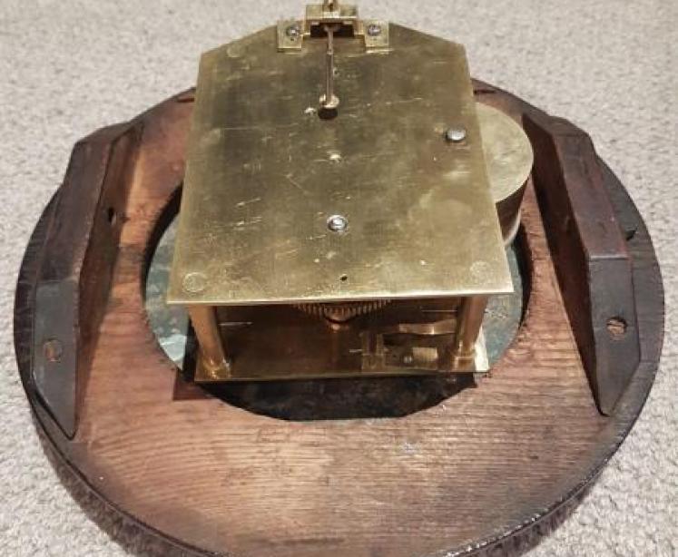 Potts of Leeds 8" Fusee Drop Dial Wall Clock - Image 4