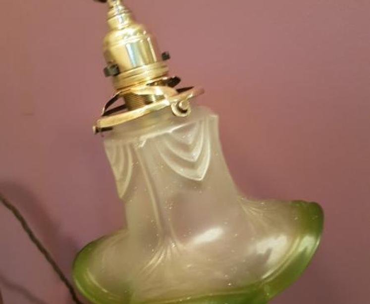 Marble Based Brass Adjustable Lamp - Image 2