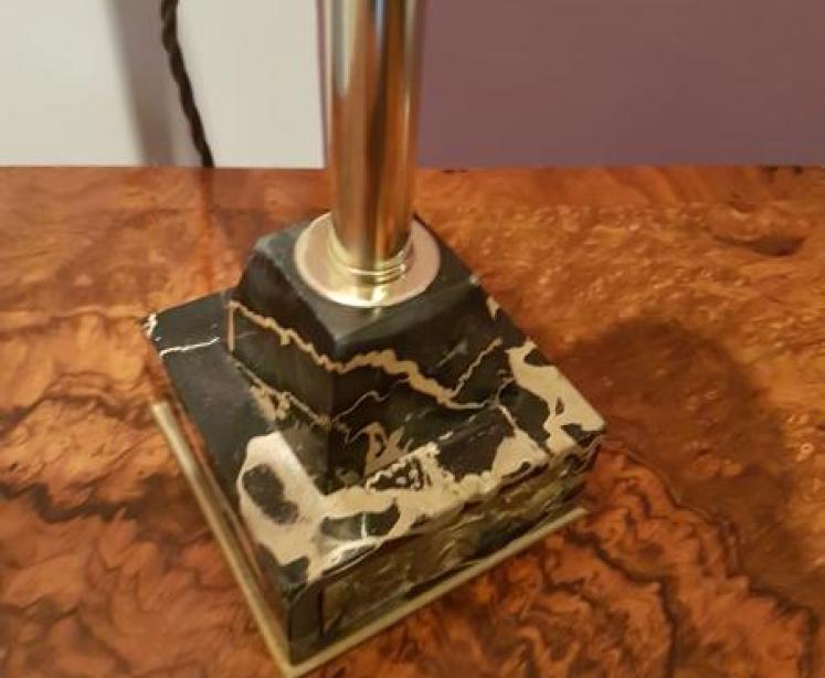Marble Based Brass Adjustable Lamp - Image 3