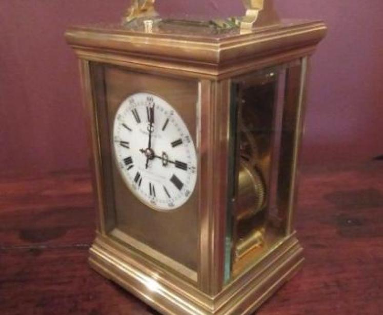 Superb 19th Century French Striking & Repeating Carriage Clock - Image 5
