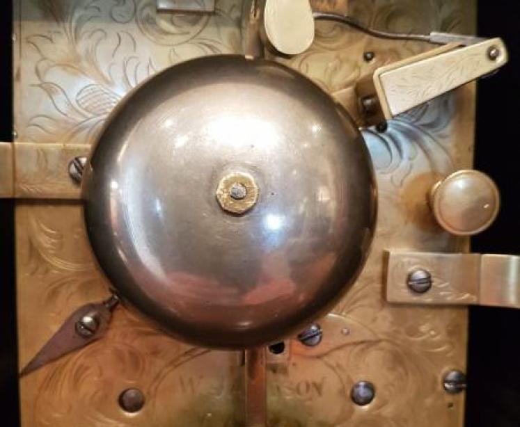 Fine George II Antique Double Fusee London Bracket Clock  - Image 3