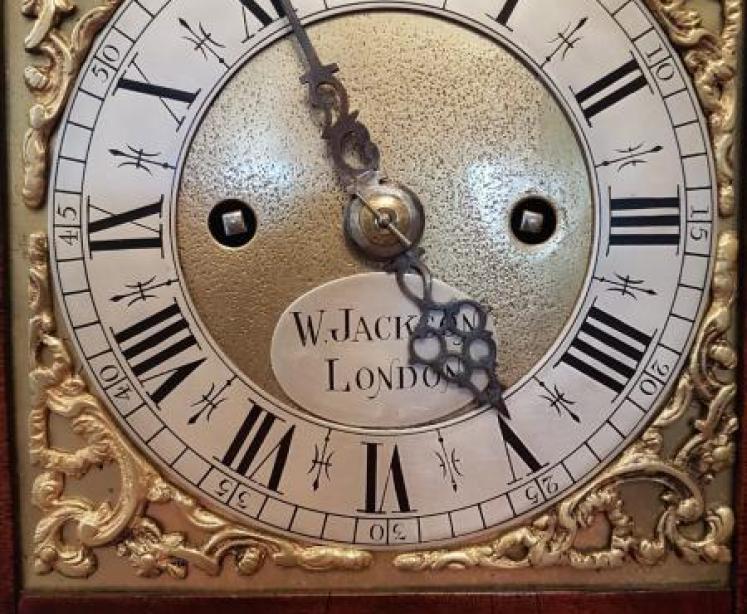 Fine George II Antique Double Fusee London Bracket Clock  - Image 5